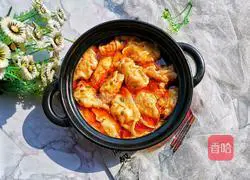 Illustration of how to make spicy and sour soup dumplings 8