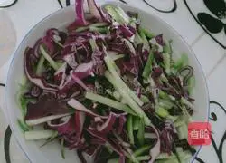 Illustration of how to make cucumber and cabbage 4
