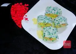 How to make two-color egg roll Illustration 7