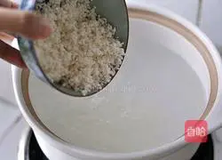 Illustration of how to make edamame porridge 3