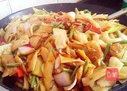 Illustration of how to make fried noodles 9