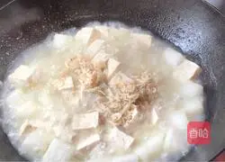 Illustration of how to make winter melon and tofu soup 10