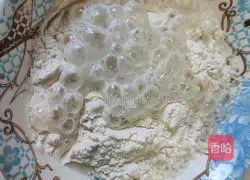 Illustration of how to make green vegetable noodles 2