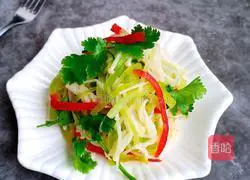 Illustration of how to make enoki mushrooms with lettuce 8