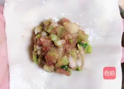 Illustration of how to make spicy and sour fresh meat wontons 6