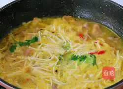 Illustration of how to fatten beef with passion fruit sour soup 12