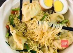 Illustration of Beef Dumpling Noodles 13