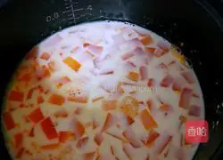 Papaya Stewed with Milk and Cereals (Confinement Meal) Recipe Illustration 9