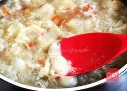 Illustration of Tremella Lily and Ginkgo Soup 12