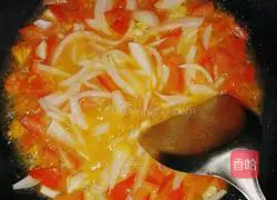 Illustration of how to make tomato chowder soup 3