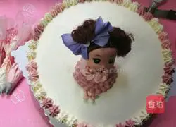 Confused Doll's Snack World Birthday Cake Recipe Illustration 12