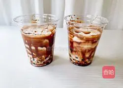 Brown Sugar Pearl Raw Coconut Latte Recipe Illustration 5