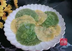 Illustration of making two-color dumpling cake 11