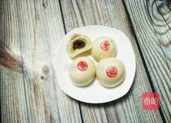 Illustration of how to make jujube-flavored glutinous rice buns 8