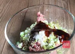 Illustration of how to make carrot and beef pot stickers 9