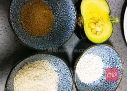 Beibei Pumpkin Rice Paste#Fat Reduction Staple Food# Recipe Illustration 1