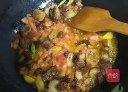 Illustration of braised donkey meat 4