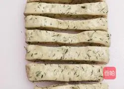 Illustration of how to make fennel fried dough sticks 11