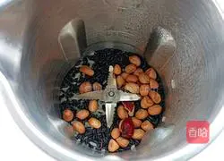 Illustration of how to make rice black rice paste 7