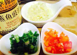 Illustration of steamed scallops with garlic vermicelli 2