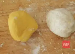 Chia Seed Coconut Illustration of how to make milk pumpkin and taro balls 4