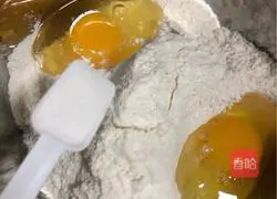 Illustration of egg hand-rolled noodles 1