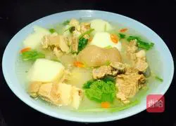 Illustration of how to make mutton soup 15