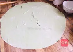 Illustration of how to make spinach and mushroom fried noodles 11