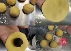 Illustration of how to make cute bean paste buns 10