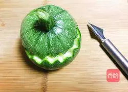 Illustration of how to make pumpkin egg cup 2