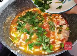 Tomato, White Jade Mushroom and Tofu Soup Illustration of how to do it 10
