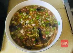Hot and sour intestine soup recipe 9