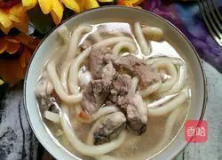 Illustration of how to make scallion and oyster meat noodle soup 13