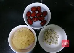 Tremella and Lotus Seed Soup~Illustration of a recipe for making glue 1