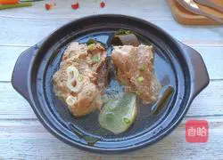 Illustration of how to make kelp bone soup 10