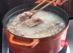 Yam, Pork Belly and Big Bone Soup Recipe Illustration 11