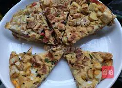 Crispy steamed bun pizza recipe 5