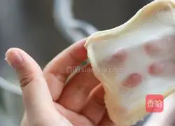 Chives and Bacon Shredded Wraps Illustration of how to do it 3