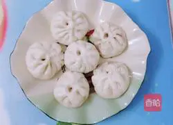 Illustration of making bean paste buns 20