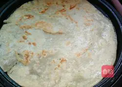 Illustration of how to make white sesame flour cake 10