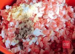 Illustration of how to make thick tofu 2