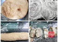 (Cantonese style Refreshment) Illustration of how to make walnut buns 5