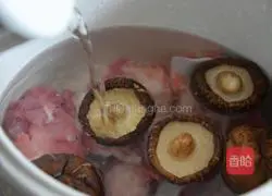 Illustration of carrot and mushroom bone soup 4