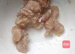 Chicken Illustration of how to make rice flowers 2