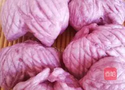 Illustration of how to make purple sweet potato buns 8