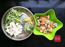 Illustration of how to make scallop and tofu soup 2