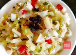 Illustration of kimchi hand-made noodles 12