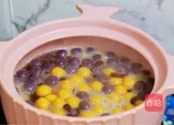 Brown sugar fermented rice double color small Illustration of how to make Mariko 14