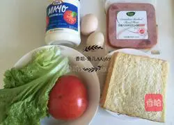 Egg and ham sandwich recipe 1