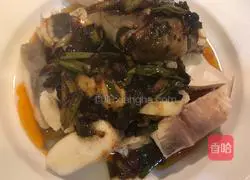 Illustration of how to make marlin & radish fish soup 7